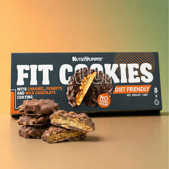 Nutriyummy Бисквити С пълнеж Карамел 1бр 128гр