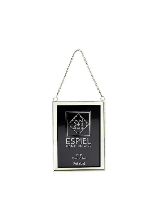Espiel Metallischer Fotorahmen mit Silbernem Rahmen