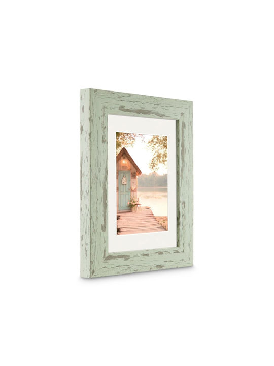HAMA Plastic Photo Frame With Green Frame