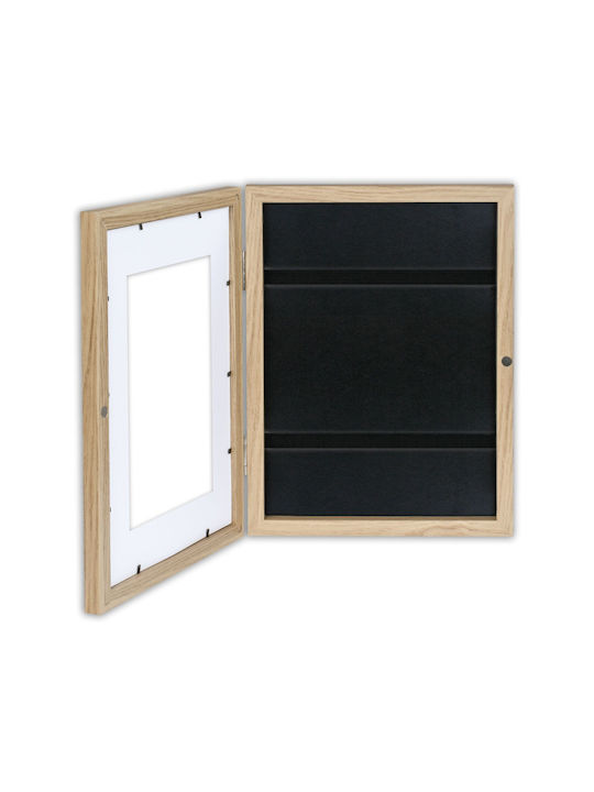Zep London Box Natural Mrn82 Wood Frame Internal Size 14x21.5cm