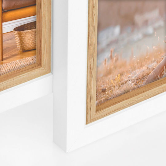 ZEP Ayas Wooden Photo Frame with Brown Frame