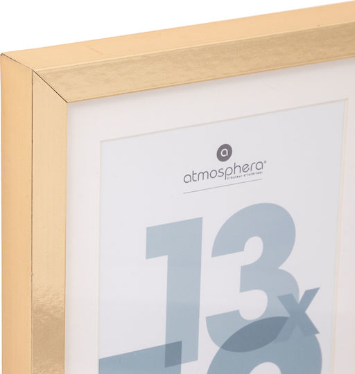 Atmosphera Wooden Photo Frame with Gold Frame