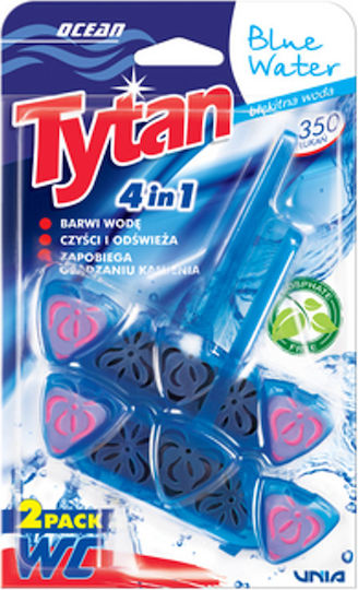 Ocean Scented Titanium Wc Hanging Air Freshener 2 X 40g