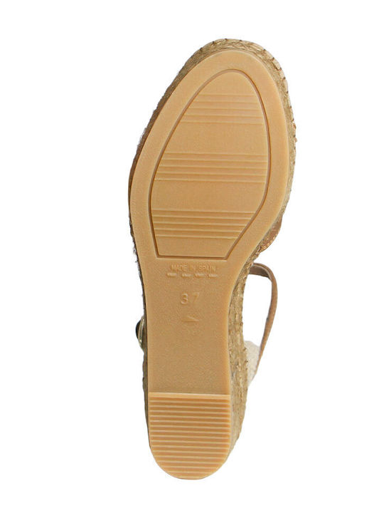 Sommer Damenplattformen Im Stil Espadrilles Braune