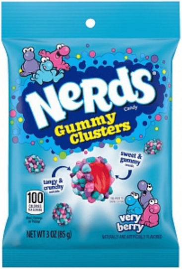 Nerds Candy Καραμέλες Gummy Verry Berry 48τμχ 85gr