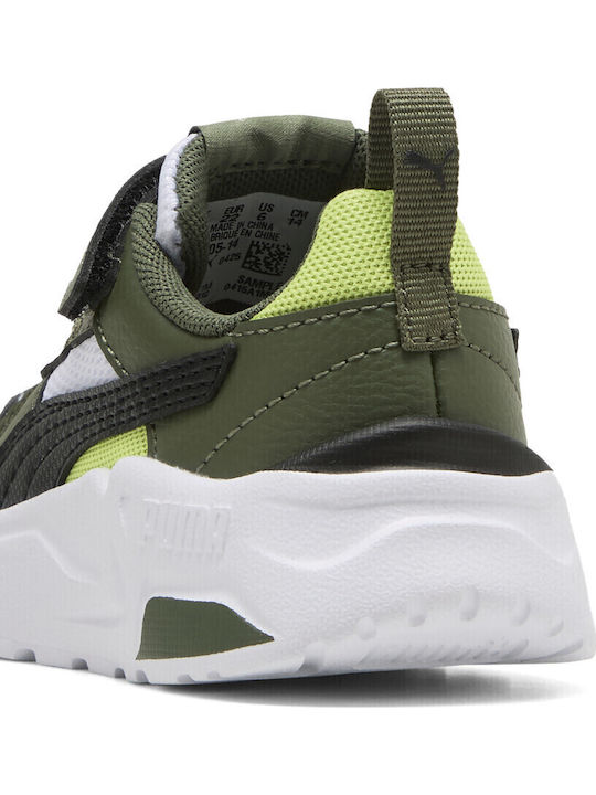 Trinity 2 Lt Kids Sneakers with Hoop & Loop Closure Multicolour