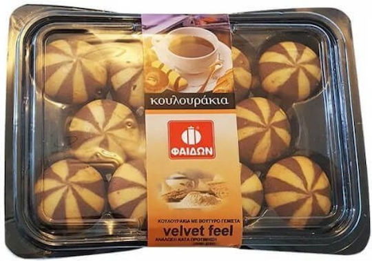 Φαίδων Κουλουράκια Γεμιστά 'Velvet' Cocoa 350gr
