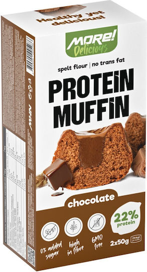 Mhn / Delicious Protein Muffin / 2 X 50 G / Delicious Chocolate / 100gr.