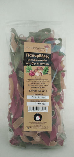 Manitaroproionta Grevenon Pappardelle Garlic Beetroot & Mushroom 400g Organic Product