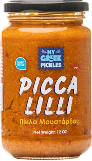 Meine Griechischen Pickles Piccalilli Senfgurke 340g
