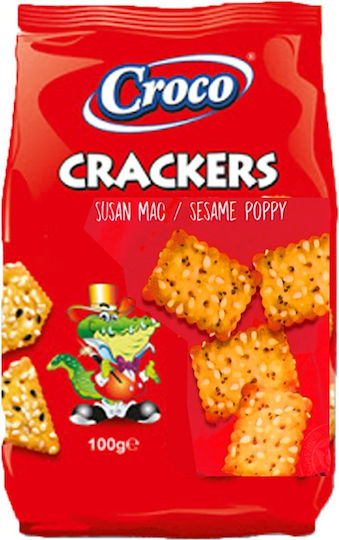 Croco Crackers Σουσάμι & Παπαρουνόσπορος 100gr