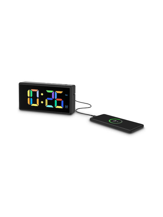 HAMA HAMA Digital Tischuhr mit Wecker Schwarz 01497820
