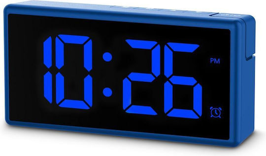 HAMA Ceas De Masă Digital Cu Ceas Deșteptător Albastru 00222209