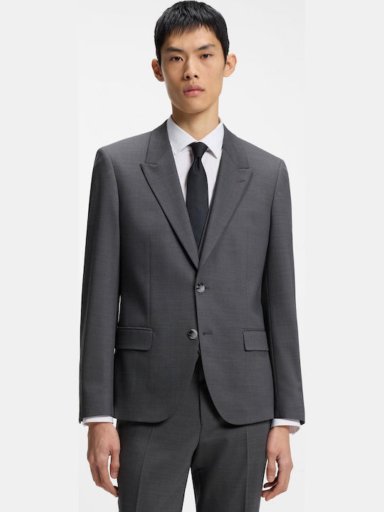Henry Getlin Winter Men's Suit with Vest Slim Fit Grey