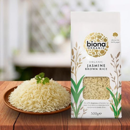 Jasmin Braun Reis 500g Biona Bio