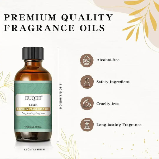 Scented Oil Euqee *8158063 Dc Lime Natural Ingredients 60 Ml