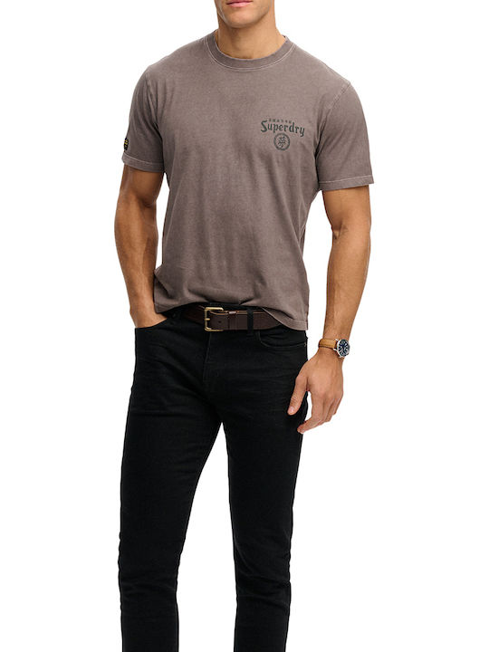 Ovin Tokyo Тениска Dark Pebble Grey