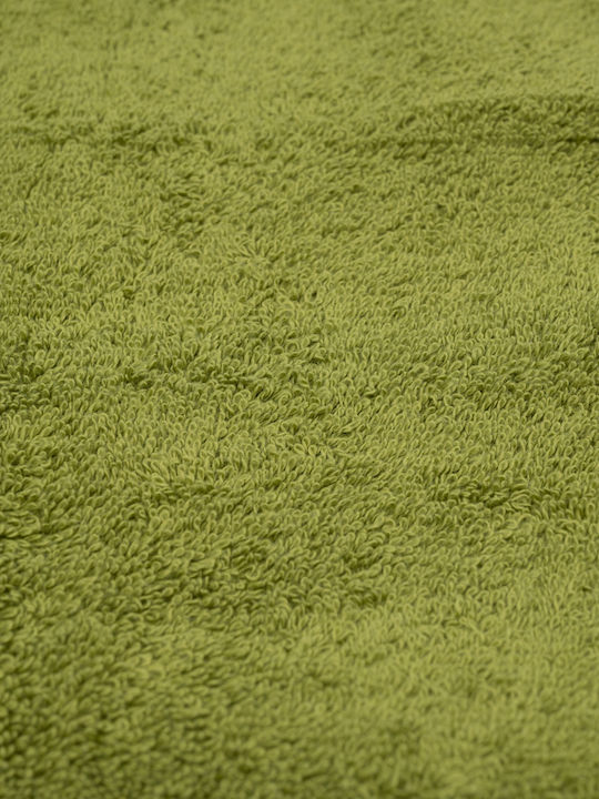 Sidirela Πετσέτα Προσώπου Line 50x90εκ. Olive Βάρους 550gr/m²