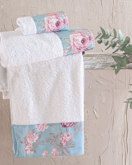 Rythmos Set Bath Towels 3 pcs Springtime Powder Green Weight 500gr/m²