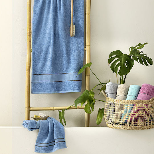 Nima Πετσέτα Χεριών Elyon 30x50εκ. Dusty Pink Βάρους 460gr/m²