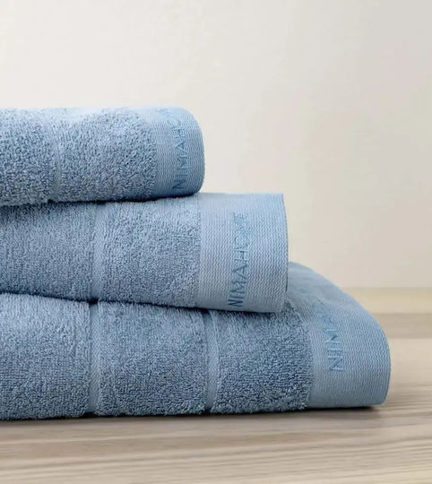 Nima Bath Towel Set 3 pcs Essence Essence Blue Weight 450gsm