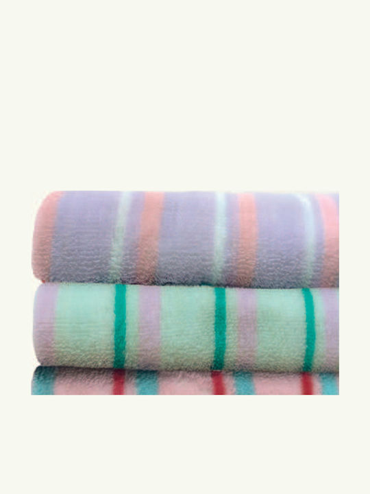 Palamaiki Кърпа За Лице Towels Collection 50x90см Лилава Тегло 550гр/м²