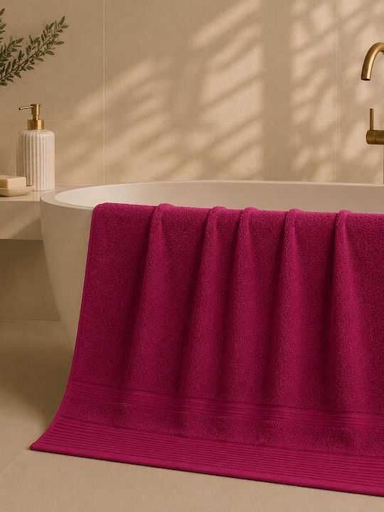 Astron Italy Badehandtuch 80x150cm Fuchsia Gewicht 600gr/m²