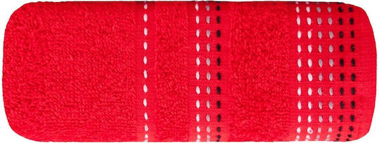 Eurofirany Hand Towel Classic Pola 30x50cm Red Weight 500gr/m²