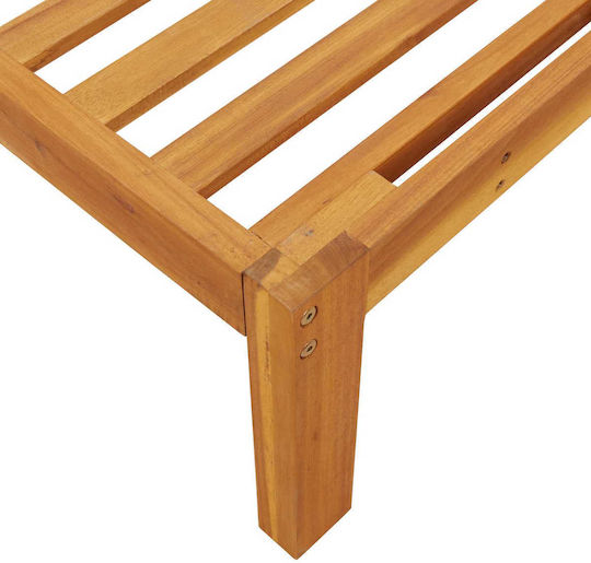 Scaun De Exterior Din Lemn Bej Cu Pernă 120x92x69cm Scaun De Exterior Din Lemn Bej Cu Pernă 120x92x69cm