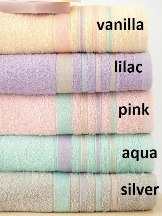Palamaiki Palamaiki Badetücher Set 3 Stück Monica Aqua Gewicht 450gr/m²