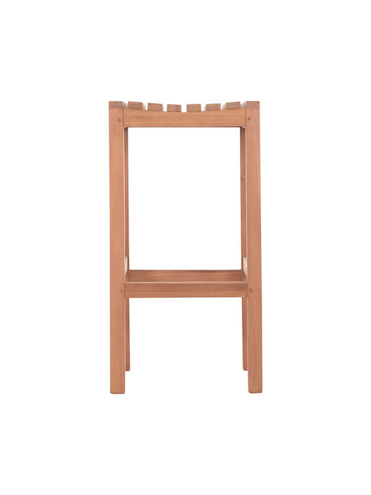 Stool Bar Wooden Natural 40x40x77cm