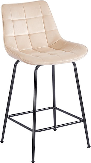 Σκαμπό Μπαρ Ermina Beige 49x50x64εκ. Σκαμπό Μπαρ Ermina Beige 49x50x64εκ.