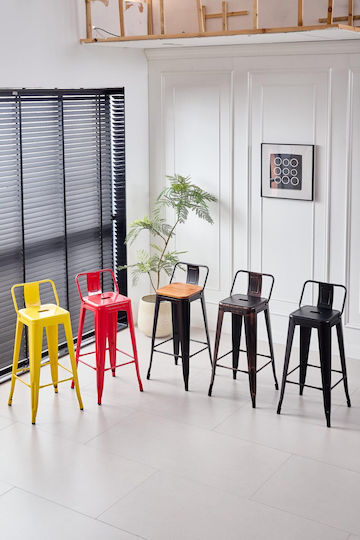Stool Bar Lirex Kokkino 5pcs 41x39.5x75.5cm Stool Bar Lirex Kokkino 5pcs 41x39.5x75.5cm