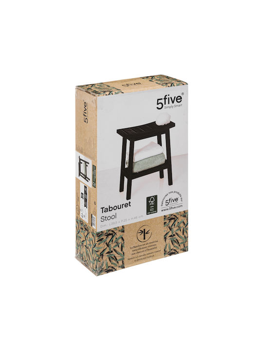 Hocker Für das Wohnzimmer Hölzernes Schwarz 40x25x46cm