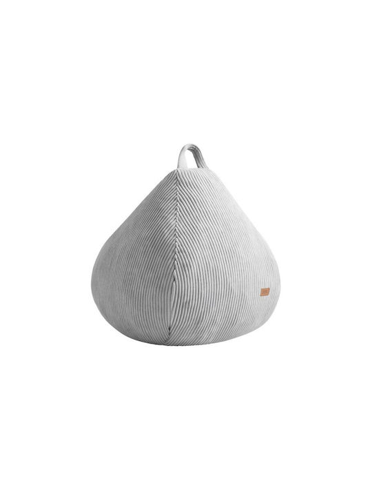 Pouf Sessel Grau 70x70x53cm