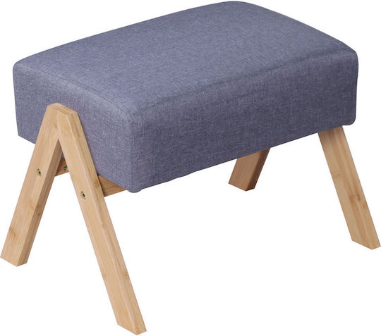 Relaxdays Hocker Für Das Wohnzimmer Hellbraun/Grau 30x28x40cm Relaxdays Hocker Für Das Wohnzimmer Hellbraun/Grau 30x28x40cm
