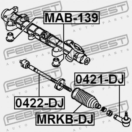 Капак на Щанга на Волан Мицубиши Галант Dj1 3a 2003.11 Mexico Mmna 4452a002