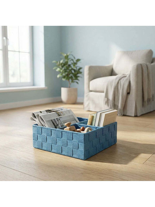 SteweHome Plastic Multicolour Storage Basket 26x26x26cm