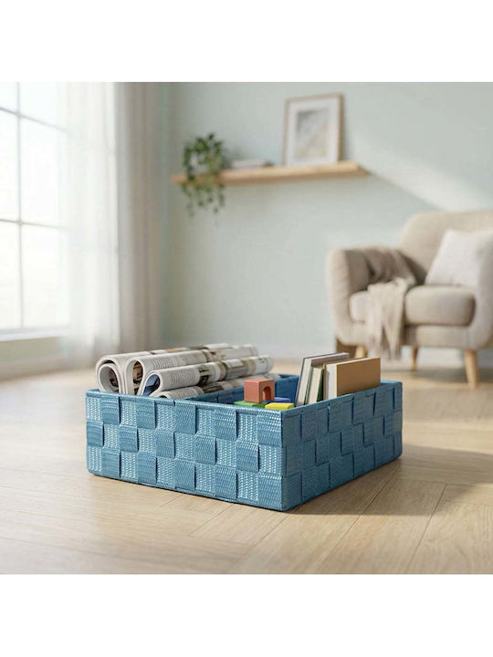 SteweHome Plastic Multicolour Storage Basket 26x26x26cm
