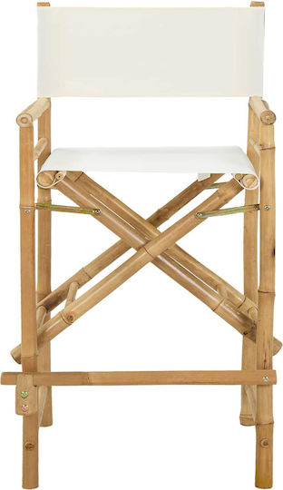 Wooden Director Chair Brown 2 Pieces