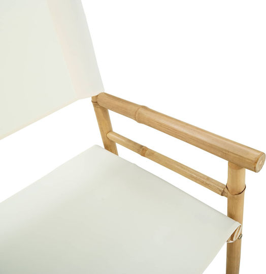 Wooden Director Chair Brown 2 Pieces