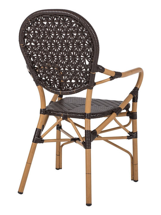 Gartenstühle Bambus Braune 10 Stücke 56x62x95cm