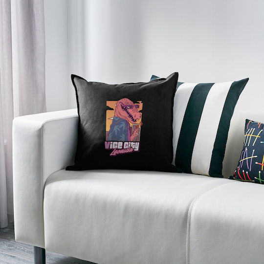 Koupakoupa Throw Pillow Vice City Leonida