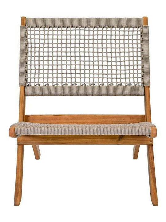 Fylliana Gartenstühle Hölzernes Beige 72x60x75cm