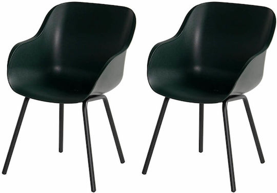 Καρέκλα Night Green 2τμχ 55x58x85εκ. Καρέκλα Night Green 2τμχ 55x58x85εκ.
