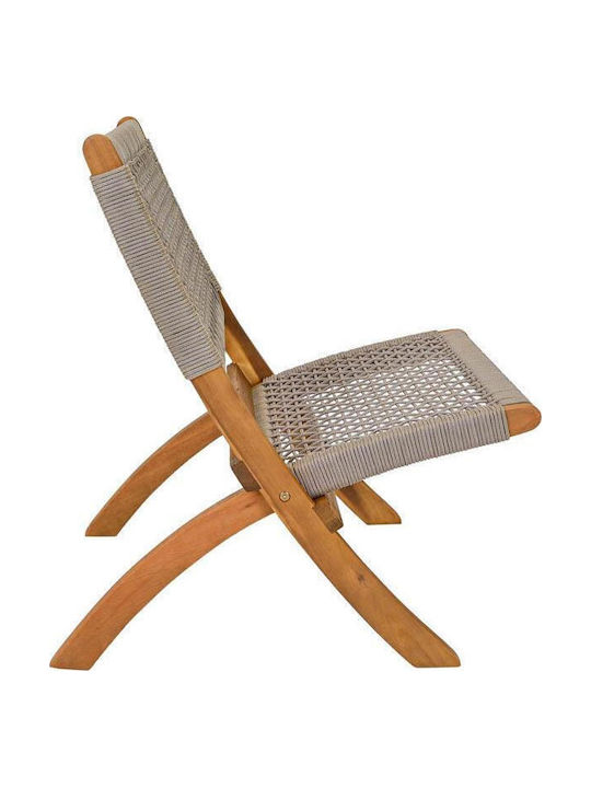 Fylliana Gartenstühle Hölzernes Beige 72x60x75cm