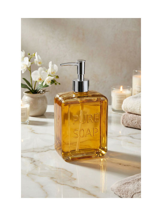 SteweHome Dispenser Κουζίνας Γυάλινο Κίτρινο 500ml