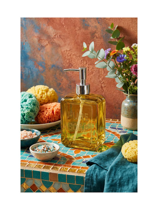 SteweHome Dispenser Κουζίνας Γυάλινο Κίτρινο 500ml