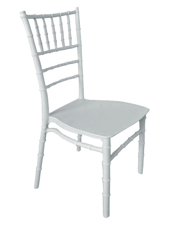Scaun Catering Plastic Alb 52x45x83cm