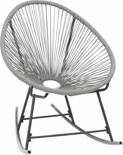 Κουνιστή Γκρι 72.5x77x90εκ.